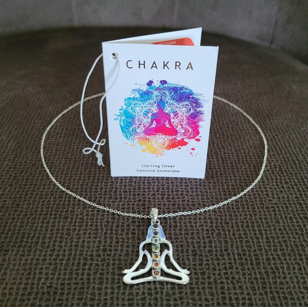 Shivam Meditating Woman🧘‍♀️ Pendant Necklace - NWT